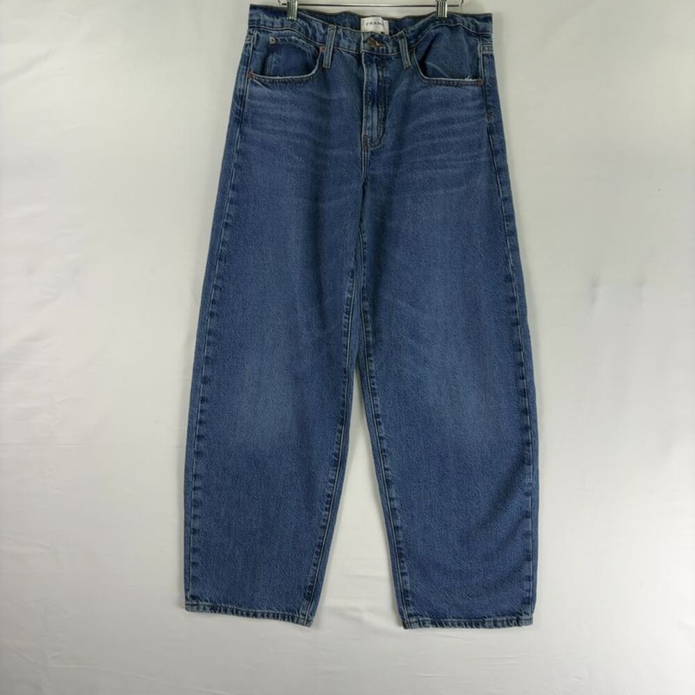 Frame Denim Women's Wide Leg Flare Jeans - Medium Blue